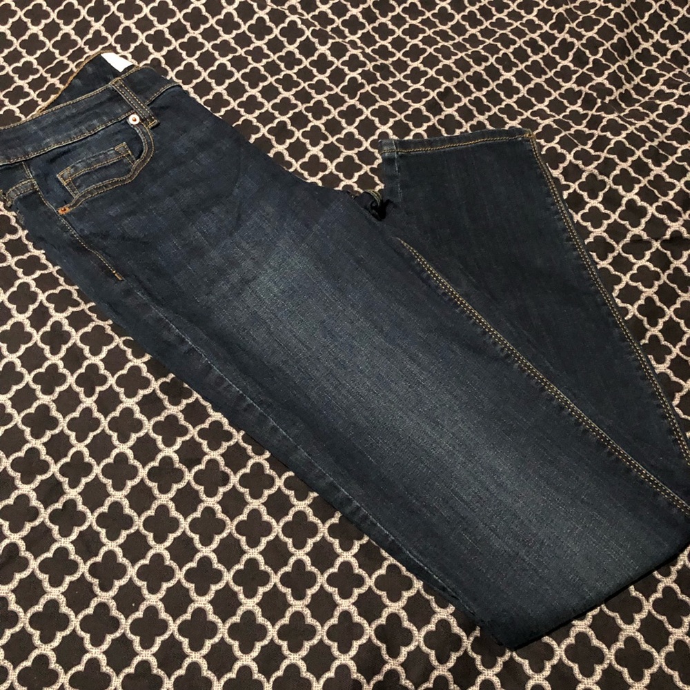 Violeta MNG Womens Denim Slim Susan Blue Jeans Sz 8